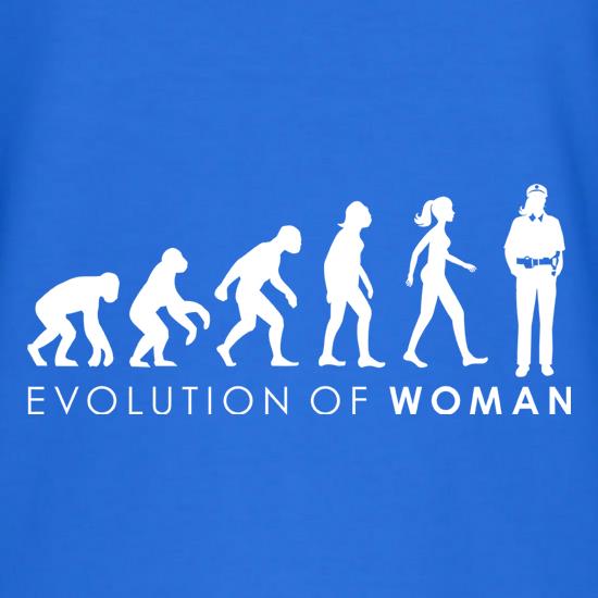 Evolution Of Police Woman t shirt